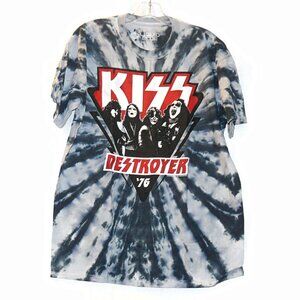 Band T-shirt -KISS Destroyer '76 Tie-Dye Sizes L, XL, 2XL